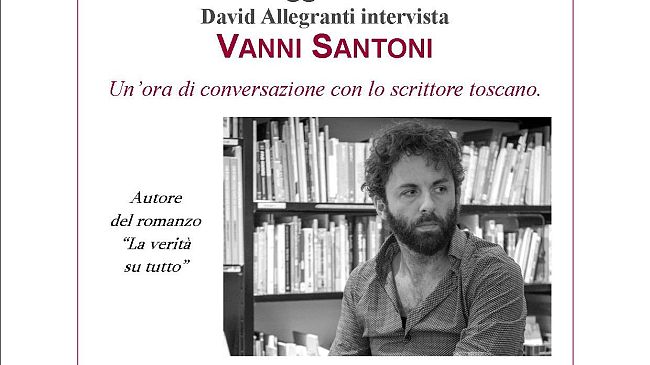Castello d’Autore, Allegranti intervista Vanni Santoni