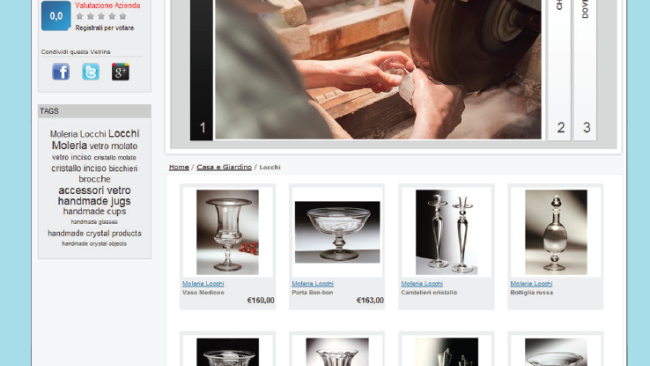 XVIII edizione di Artigianato e Palazzo con l'e-commerce