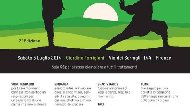 Shiatsu, yoga e pilates: sabato c'è Oriental Garden al Giardino Torrigiani
