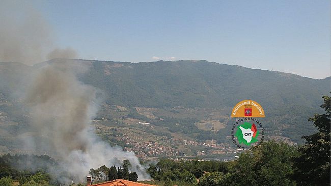 Oggi due incendi sulle colline pratesi
