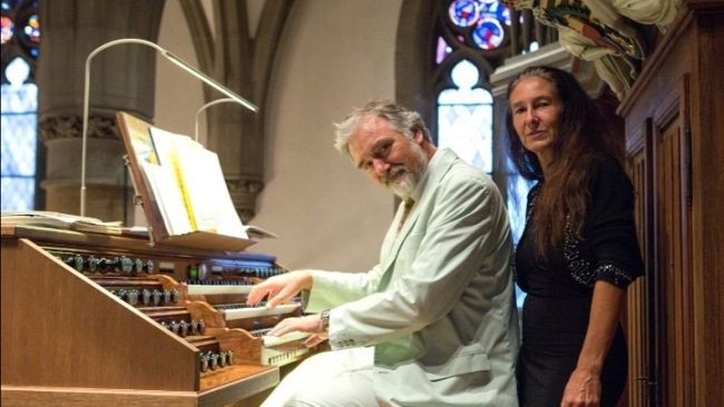 Josef e Susanne Miltschitzky sul palco dei Mercoledì Musicali 
