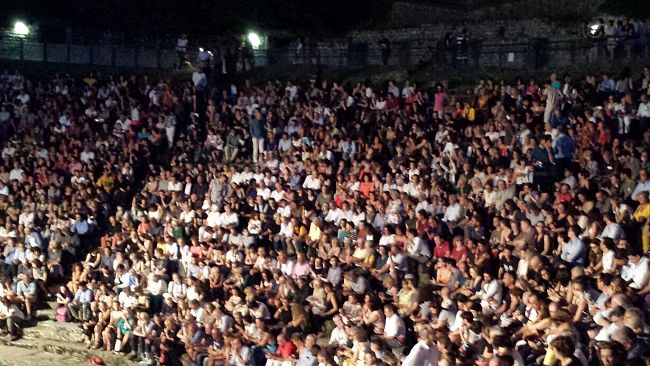 Ieri sera il Bollani brasiliano al Teatro Romano di Fiesole