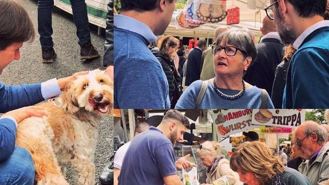 Mercato delle Cascine; sopralluogo del sindaco Nardella