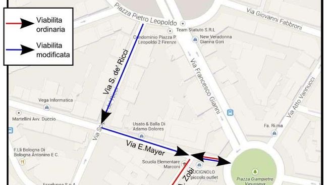 Tramvia, correzioni in corso si transita da Via Sperimentale