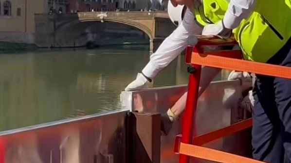Panconi modulari anti piena sui Lungarni: Firenze è più sicura 