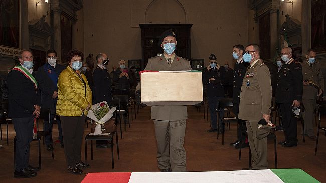 L'artigliere Corsi è tornato a casa