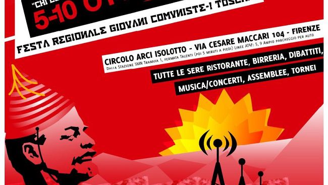 Oktober Rosso, Firenze: dal 5 al 10 ottobre la festa di GC Toscana