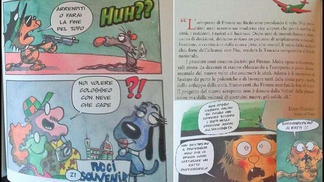 Imbarazzo a Firenze: il gatto, il topo e l'Aeroporto