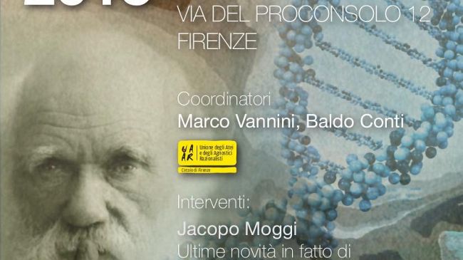 Firenze: domani è il Darwin Day