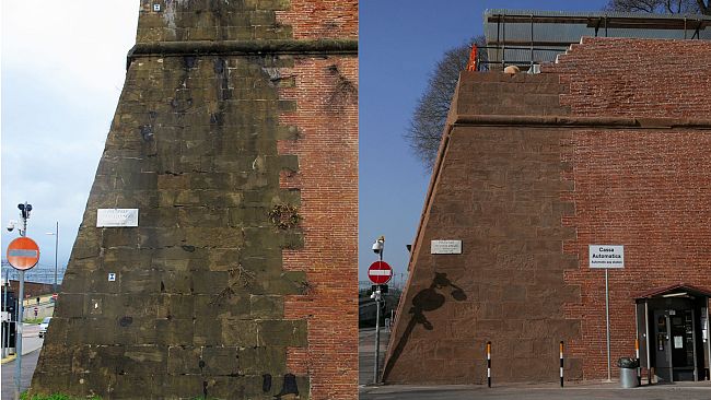 Fortezza da Basso, rinate le mura su piazzale Montelungo