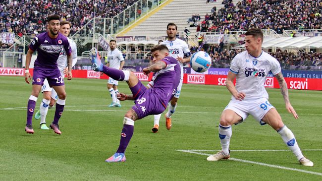 Fiorentina batte l'Empoli e rimane in corsa per L'Europa