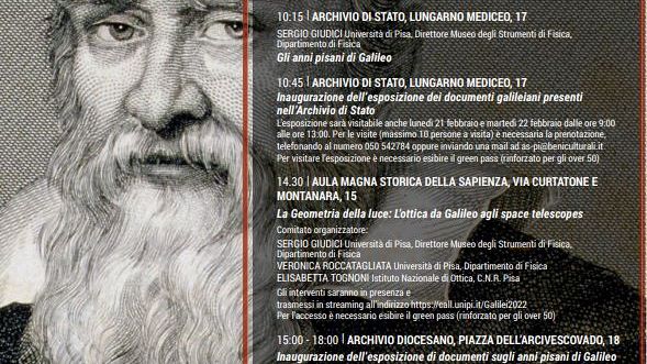 Pisa in festa per Galileo Galilei