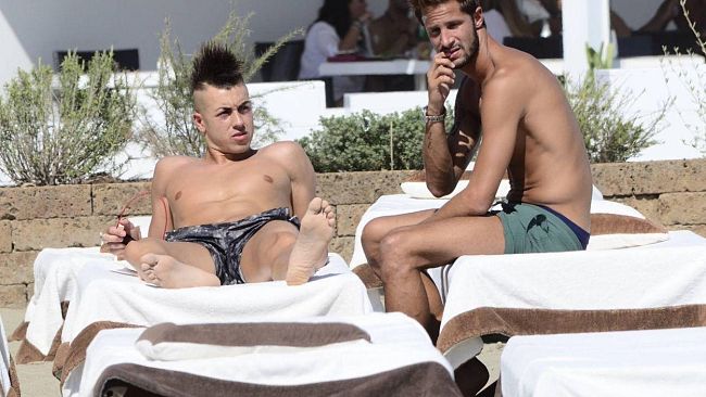 Milan: El Shaarawy si rilassa al Beach Club