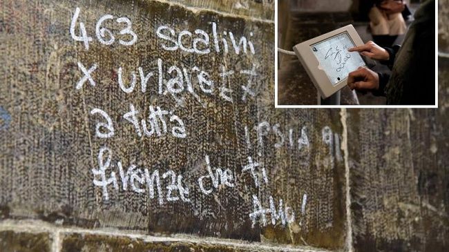 Atti vandalici, a Firenze arte salvata dal muro digitale