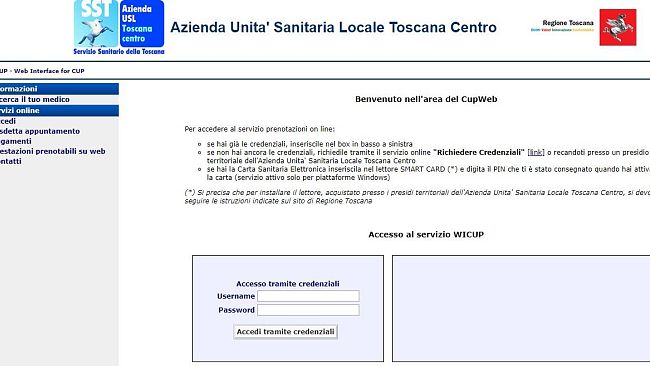 Sanità in Toscana: Cup online e nuove ricette 