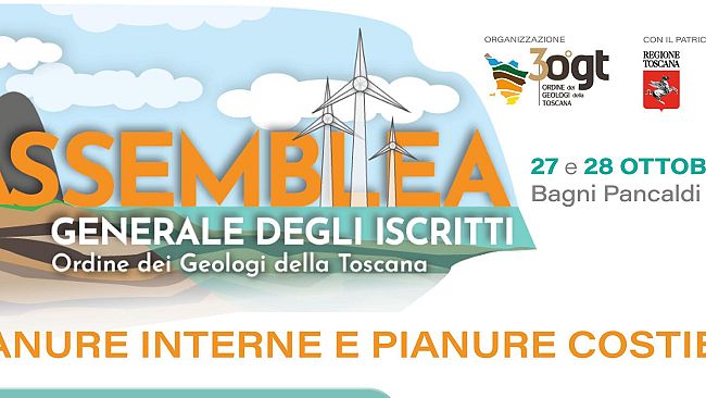 Ordine Geologi Toscana: l'assemblea Generale degli iscritti