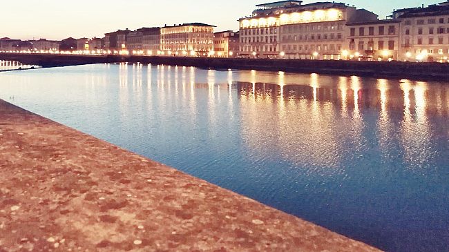 Firenze: l'Arno come 