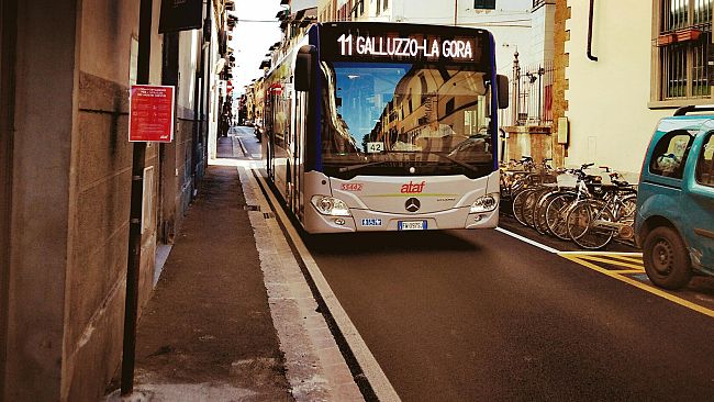 Ataf, ecco l'11 tornato in via dei Serragli