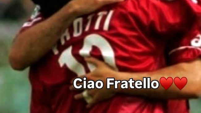 Il commosso addio di Lucarelli a Protti 