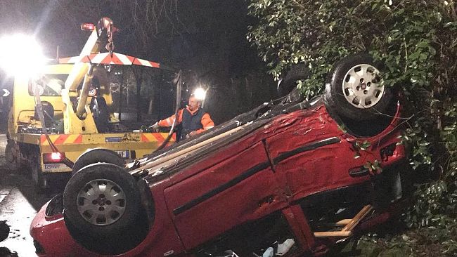 Rocambolesco incidente al piazzale Michelangelo