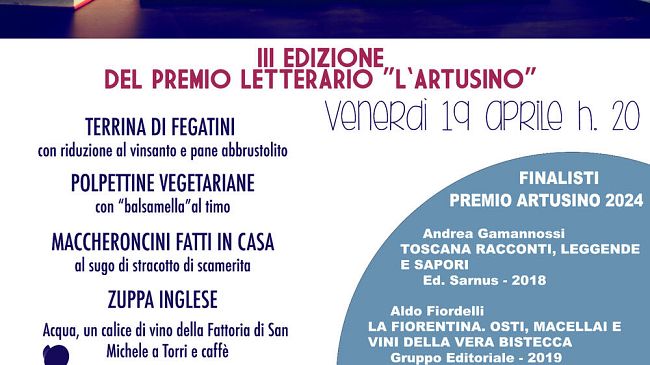 La III edizione del Premio Artusino