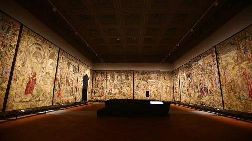 Palazzo Vecchio: in esposizione fino a febbraio quattro arazzi medicei