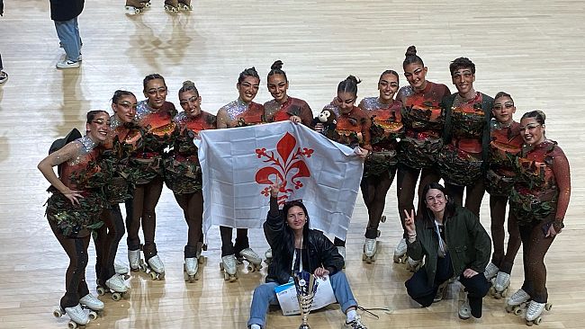 Campionato Italiano pattinaggio, medaglia d'oro gigliata 