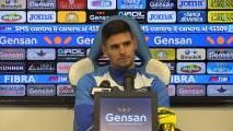 Empoli fbc. Vincent Laurini in conferenza stampa pensando al derby con la Viola.