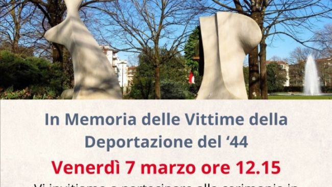 Cerimonia in Memoria delle Vittime della Deportazione del '44