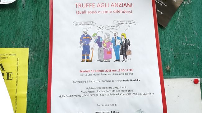 Truffe agli anziani: i consigli per difendersi, al Parterre con Dario Nardella