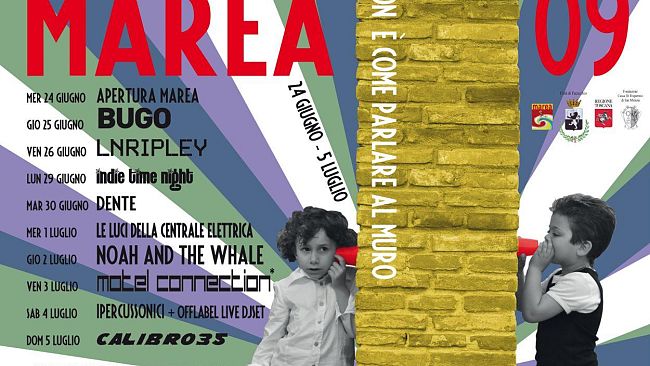 Festival: arriva il ''Marea'' a Fucecchio con Bugo, Travaglio e i Motel Connection