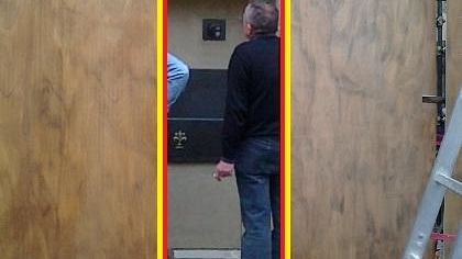 Fontanello in piazza della Signoria, sgorga acqua da Palazzo Vecchio