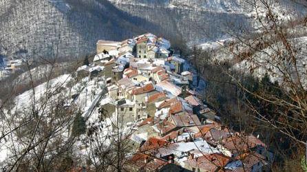 Neve in Toscana anche a 800 metri