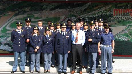Agenti di Polizia all'Autodromo del Mugello
