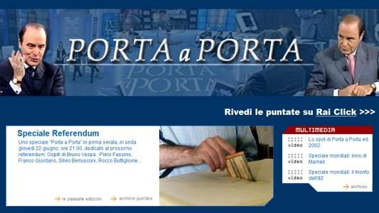 Renzi-Galli: a ''Porta a Porta'' il primo faccia a faccia per così dire... a distanza