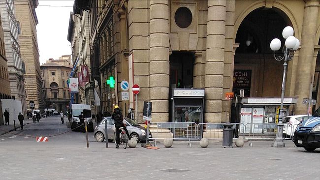 Da oggi lavori in piazza Repubblica e via Pellicceria