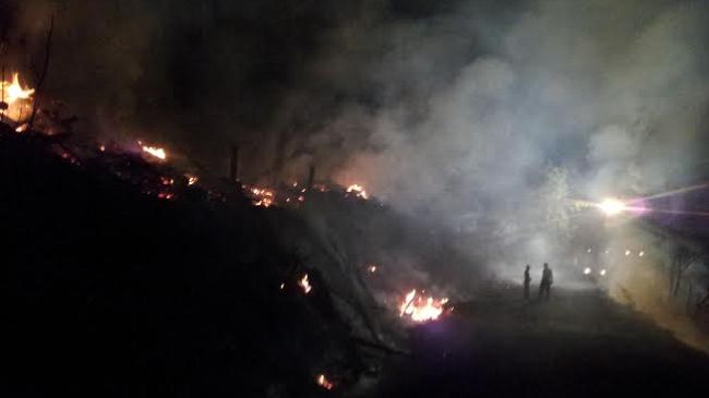 Incendio a Marradi: scout allontanati dalle fiamme