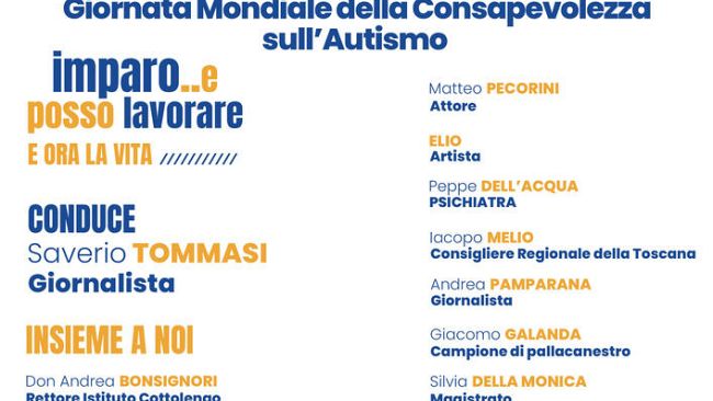 Domani la Giornata mondiale per la consapevolezza dell'autismo