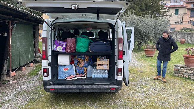 Centro Sociale di Santa Monaca, trasferimento temporaneo