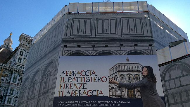 Firenze: donazioni da 5000 persone per sostenere il restauro del Battistero
