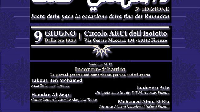 Isolotto, festa della pace con il mondo dell'Islam
