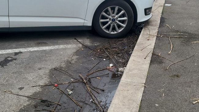 Sospensione dello spostamento delle auto: ma le strade si sporcano