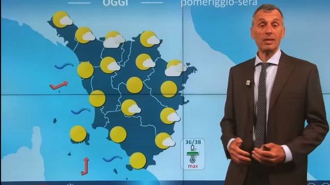 Caldo africano sulla Toscana: venerdì picco a 40 gradi