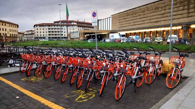 Mobike su Moovit: novità per il bike sharing a Firenze