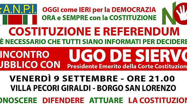 Referendum: sabato 1 ottobre la manifestazione di Sinistra Italiana a Firenze