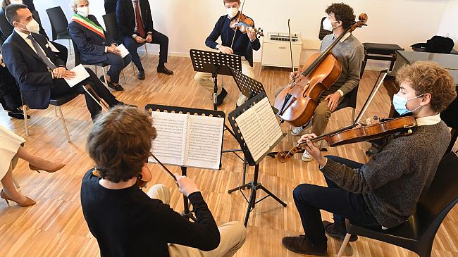 Scuola di Musica di Fiesole, la visita del ministro di Maio: foto