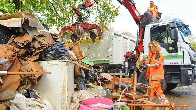 Rifiuti alluvionati, in chiusura le operazioni di rimozione