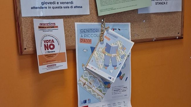 Referendum giustizia, volantini fuori posto