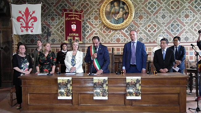 Un Leonardo tutto d'oro al Castello di Poppi