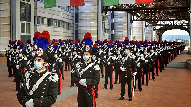 Il giuramento dell’11° corso triennale dei Marescialli dei Carabinieri